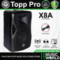 Topp Pro X8A 480 Watts 8 Inch 2 Way Active Loudspeaker with Speaker Stand Package
