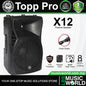Topp Pro X12 400 Watts 12 Inch 2 Way Vented Passive Speaker Cabinet with Stand Package