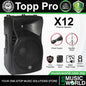 Topp Pro X12 400 Watts 12 Inch 2 Way Vented Passive Speaker Cabinet with Stand Package