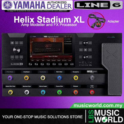 Line 6 Helix Stadium Floor XL Amp and FX Processor Flagship Guitar Multi Effects Pedalboard
