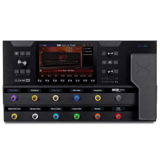Line 6 Helix Stadium Floor XL Amp and FX Processor Flagship Guitar Multi Effects Pedalboard