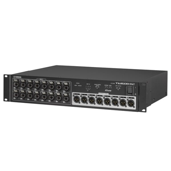 Yamaha Tio1608-D2 Digital Stage Box 16 Microphone Preamplifiers and 8 Line Outputs (Tio1608-D2)
