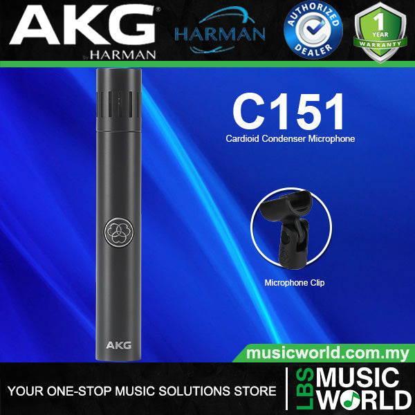 AKG C151 Small Diaphragm Cardioid Condenser Microphone