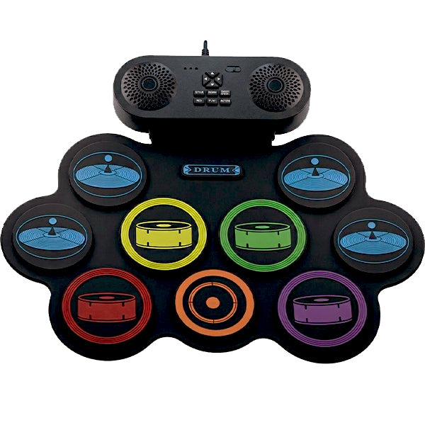 BSL G898 Rechargeable Foldable Roll Up Drum Kit Built In Speaker with Bluetooth