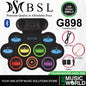 BSL G898 Rechargeable Foldable Roll Up Drum Kit Built In Speaker with Bluetooth
