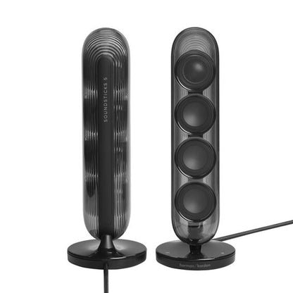 Harman Kardon SoundSticks 5 190 Watt Bluetooth Portable Transparent Speaker System