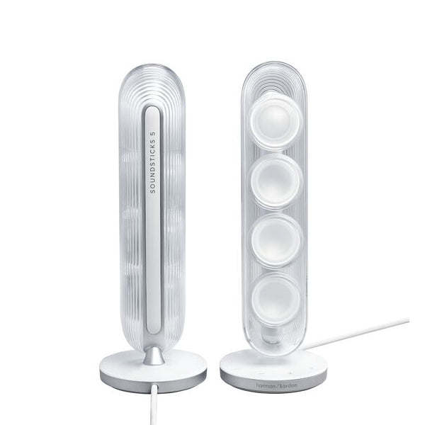 Harman Kardon SoundSticks 5 190 Watt Bluetooth Portable Transparent Speaker System