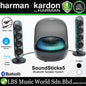 Harman Kardon SoundSticks 5 190 Watt Bluetooth Portable Transparent Speaker System