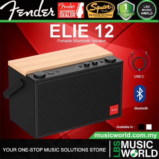 Fender Elie 12 120 Watt 4 Channel Portable Bluetooth Speaker with Built In Battery