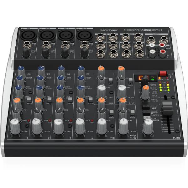 Behringer XENYX-1202SFX Analog 12 Input Mixer with Interface and Klark Teknik Effect (XENYX 1202SFX)