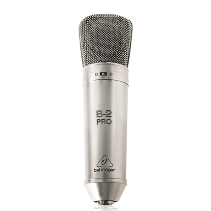 Behringer B-2 PRO Gold Sputtered Large Dual Diaphragm Studio Condenser Microphone Mic (B2 B 2)