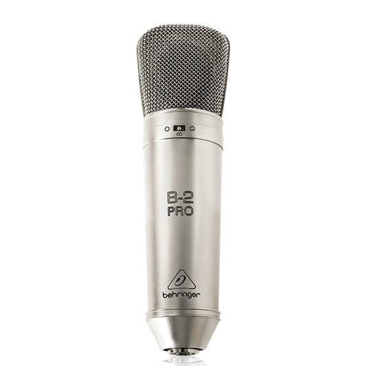 Behringer B-2 PRO Gold Sputtered Large Dual Diaphragm Studio Condenser Microphone Mic (B2 B 2)