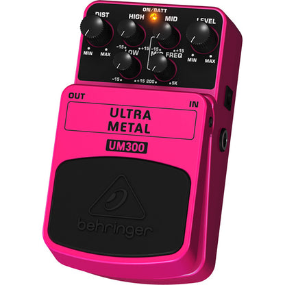 Behringer UM-300 Ultra Metal Distortion Guitar Effect Effects Pedal (UM300 UM 300)