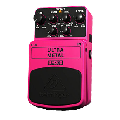 Behringer UM-300 Ultra Metal Distortion Guitar Effect Effects Pedal (UM300 UM 300)