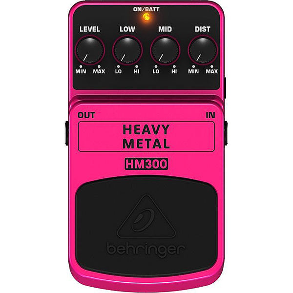 Behringer HM-300 Heavy Metal Distortion Effect Effects Pedal For Guitar (HM300 HM 300)
