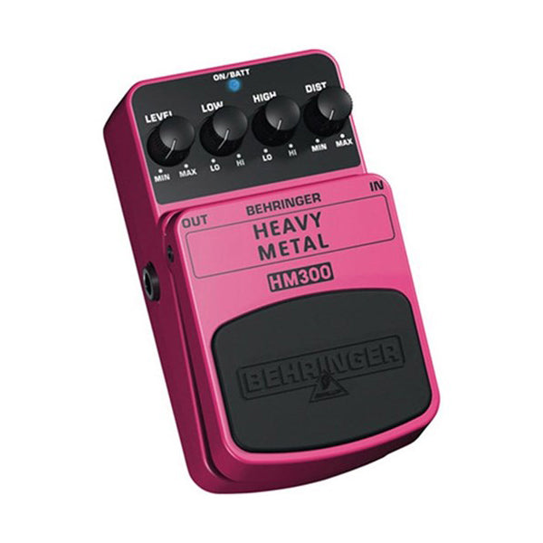 Behringer HM-300 Heavy Metal Distortion Effect Effects Pedal For Guitar (HM300 HM 300)
