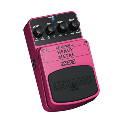 Behringer HM-300 Heavy Metal Distortion Effect Effects Pedal For Guitar (HM300 HM 300)