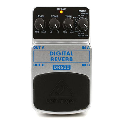 Behringer DR-600 Digital Stereo Reverb Effect Effects Pedal (DR600 DR 600)