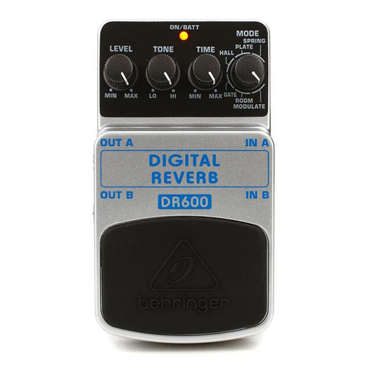 Behringer DR-600 Digital Stereo Reverb Effect Effects Pedal (DR600 DR 600)