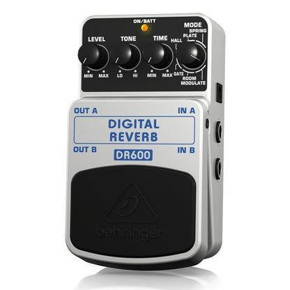 Behringer DR-600 Digital Stereo Reverb Effect Effects Pedal (DR600 DR 600)