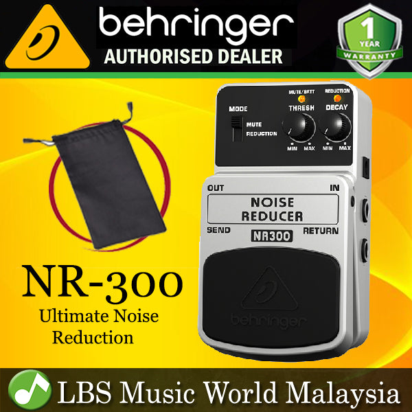 Behringer NR-300 Ultimate Noise Reduction Effect Effects Pedal (NR300 NR 300)