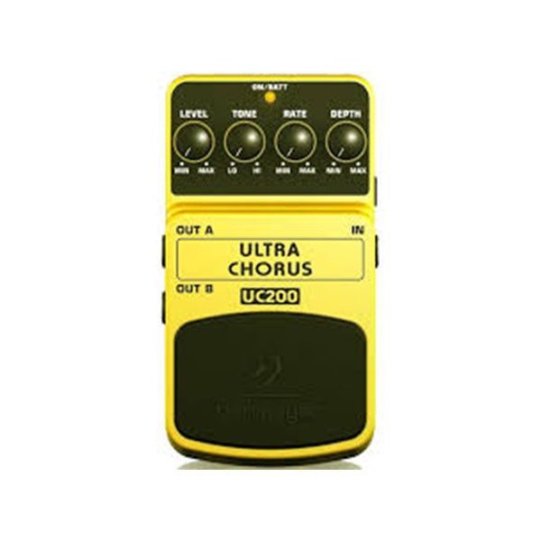 Behringer UC-200 Ultimate Stereo Chorus Effect Effects Pedal For Guitar Bass Keyboard (UC200 UC 200)
