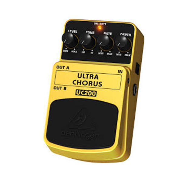 Behringer UC-200 Ultimate Stereo Chorus Effect Effects Pedal For Guitar Bass Keyboard (UC200 UC 200)