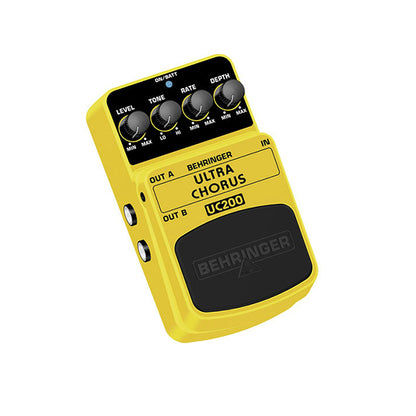 Behringer UC-200 Ultimate Stereo Chorus Effect Effects Pedal For Guitar Bass Keyboard (UC200 UC 200)