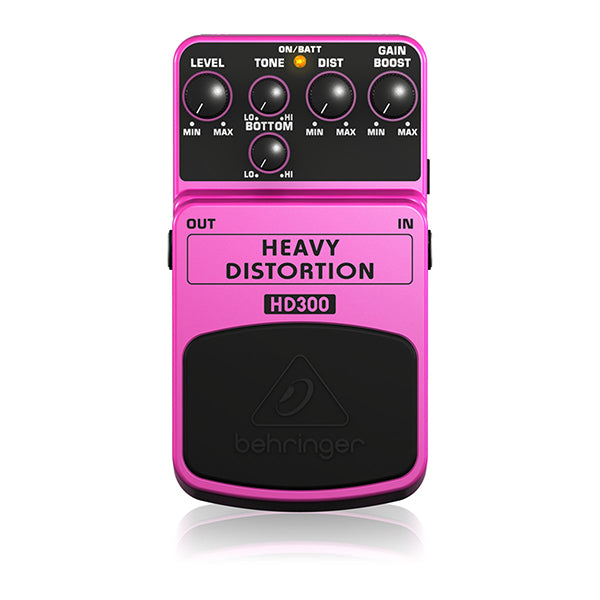 Behringer HD-300 Heavy Distortion Effect Pedal for Guitar (HD300 HD 300)