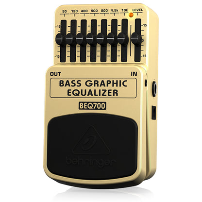 Behringer BEQ-700 7 Band Graphic EQ Bass Effect Effects for Keyboard (BEQ700 BEQ 700)