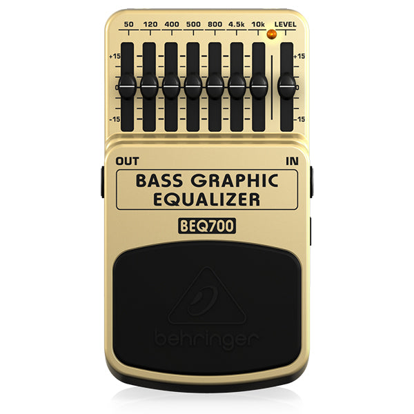Behringer BEQ-700 7 Band Graphic EQ Bass Effect Effects for Keyboard (BEQ700 BEQ 700)