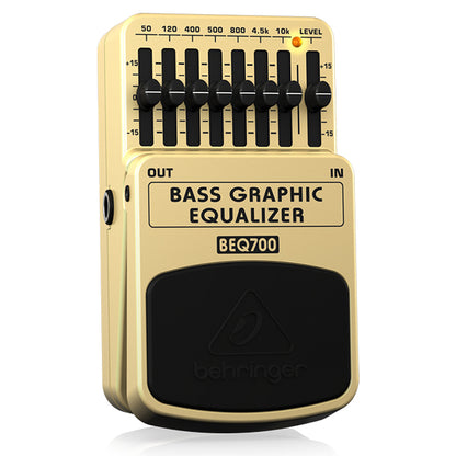 Behringer BEQ-700 7 Band Graphic EQ Bass Effect Effects for Keyboard (BEQ700 BEQ 700)