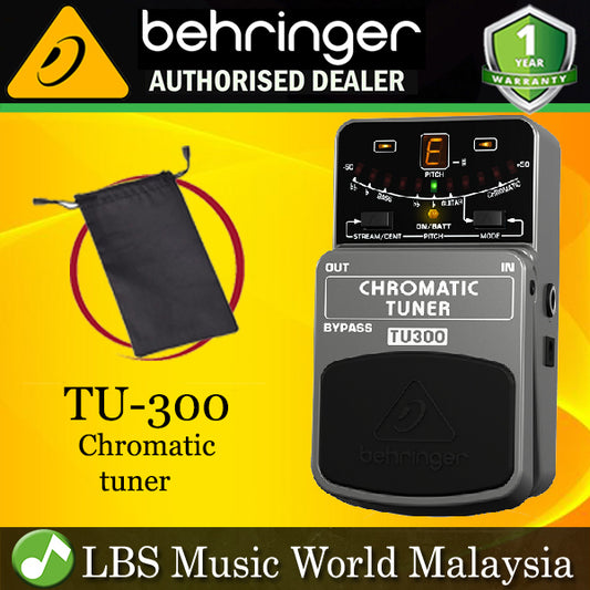 Behringer TU-300 Chromatic Tuner for Guitar Bass (TU300 TU 300)