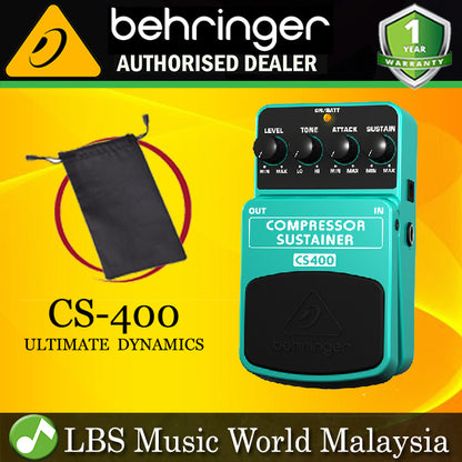 Behringer CS-400 Ultimate Dynamics Effect Effects Pedal (CS400 CS 400)