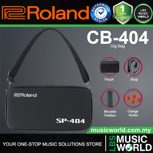 Roland CB-404 Custom Carrying Case for SP-404MKII Sampler Series with Logo (CB404)