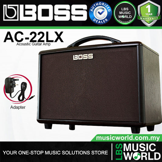 Boss AC-22LX 10 Watt 2X5 Inch Amp Acoustic Electric Guitar Amplifier Built In Looper (AC22LX)