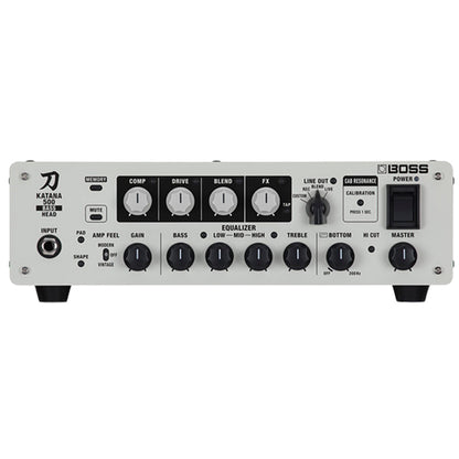 Boss Katana 500 Watt Compact Bass Amplifier Head with Class D Power Amp (KTN-500B-HD)
