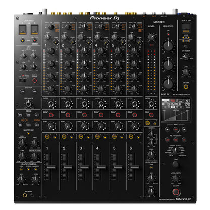 Pioneer DJ DJM-V10-LF 6 Channel Professional Long Fader Precision Mixer (DJMV10LF)