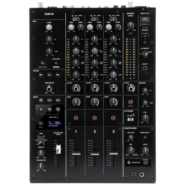 Pioneer DJ DJM-V5 3 Channel Professional Digital Mixer with Built in Sonic Link (DJMV5)