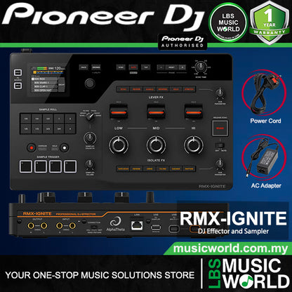 Pioneer DJ RMX-IGNITE Professional DJ Effector and Sampler with 3 Band FX (RMXIGNITE)