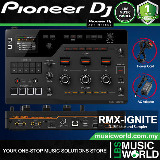 Pioneer DJ RMX-IGNITE Professional DJ Effector and Sampler with 3 Band FX (RMXIGNITE)