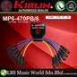 Kirlin MP6-470PB/6  6 Inch Colorful Metal Connector XLR Male to XLR Female Original Microphone Mic Cable - 6 Pack