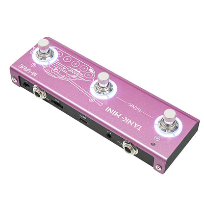 M-VAVE Tank Series Portable Multi Effect Pedal with Built In Battery and Bluetooth (Tank G Tank B Tank Mini)