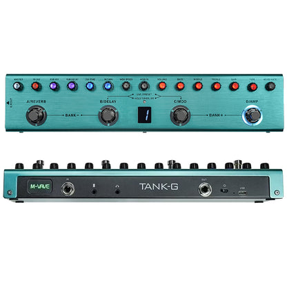 M-VAVE Tank Series Portable Multi Effect Pedal with Built In Battery and Bluetooth (Tank G Tank B Tank Mini)