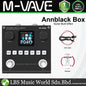 M-VAVE Annblack Box Portable Rechargeable Multi Effect Guitar Bass Pedal with Bluetooth