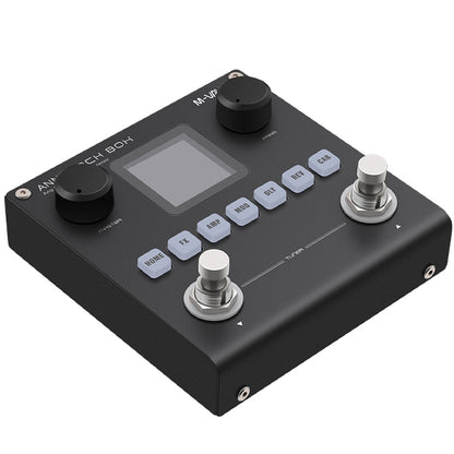 M-VAVE Annblack Box Portable Rechargeable Multi Effect Guitar Bass Pedal with Bluetooth