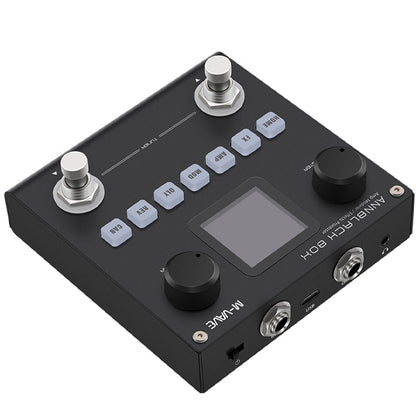 M-VAVE Annblack Box Portable Rechargeable Multi Effect Guitar Bass Pedal with Bluetooth