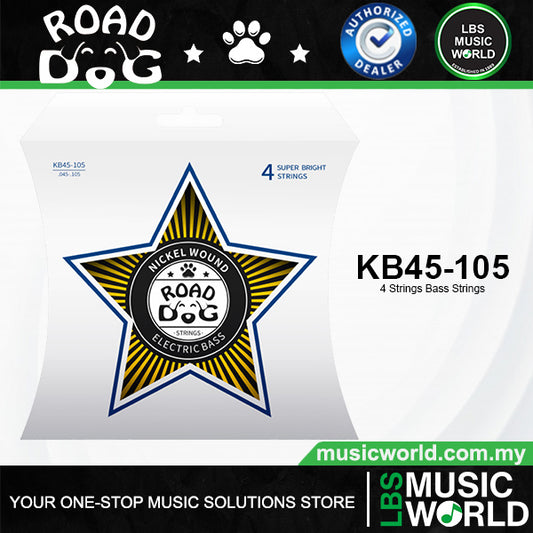 ROAD DOG KB45-105 4 String Nickel Plated Wire Winding Bass String [45-105]