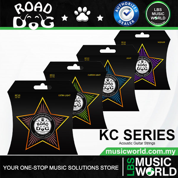 ROAD DOG KC Series Phosphor Bronze Acoustic Guitar String (KC10 KC11 KC12 KC13)
