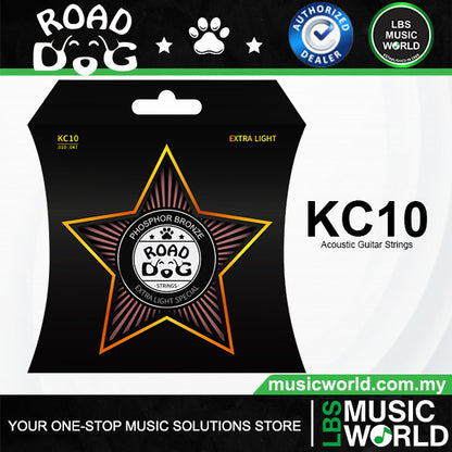 ROAD DOG KC Series Phosphor Bronze Acoustic Guitar String (KC10 KC11 KC12 KC13)